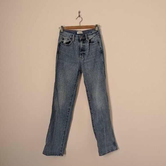 Pistola light wash April Showers Cassie super high rise straight leg jeans - Picture 2 of 8